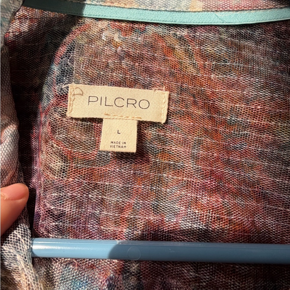 Pilcro Multicolor Sheer Top - Picture 2 of 2